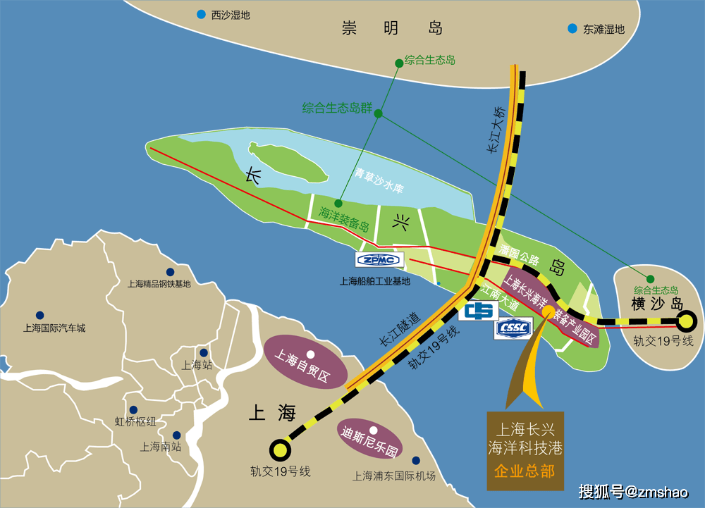 上海长兴岛最新规划图揭晓，塑造未来海岛崭新面貌